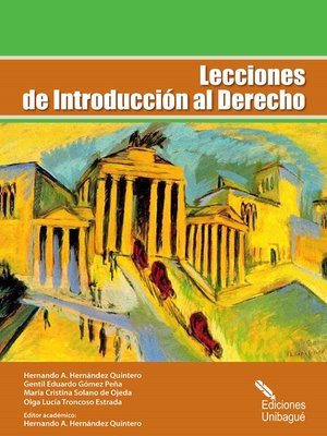 cover image of Lecciones de Introducción al Derecho